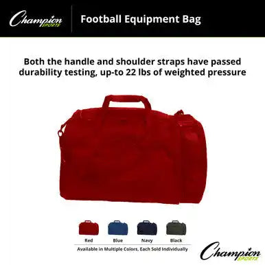 Champion Sports Fb1528 Football Equipment Bag - Ea