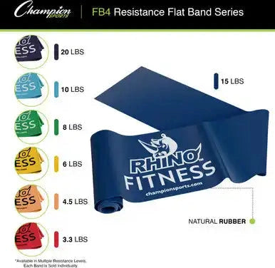 Champion Sports Fb4 Resistance Therapy/exercise Flat Band - Ea