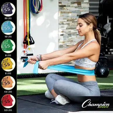 Champion Sports Fb4 Resistance Therapy/exercise Flat Band - Ea