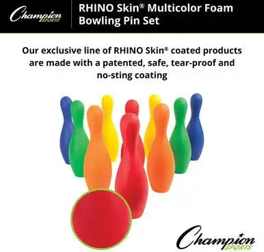 Champion Sports Fbp Foam Bowling Pin - Set