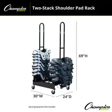 Champion Sports Fbspr Shoulder Pad Rack - Ea