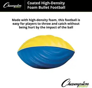 Champion Sports Ffc Coated High-density Foam Football - Ea
