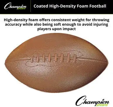 Champion Sports Ffc Coated High-density Foam Football - Ea