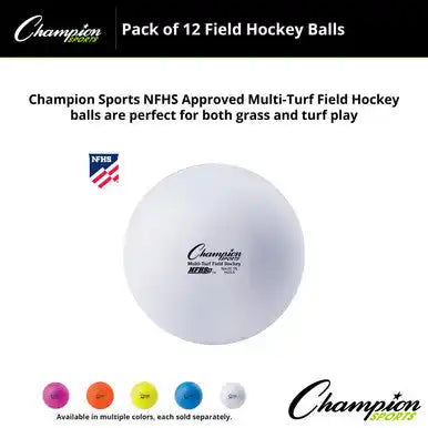 Champion Sports Fhb1 Field Hockey Balls - Doz