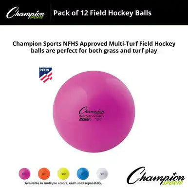 Champion Sports Fhb1 Field Hockey Balls - Doz