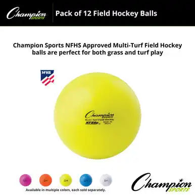 Champion Sports Fhb1 Field Hockey Balls - Doz