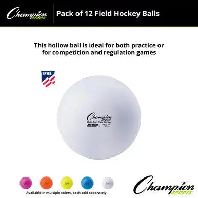 Champion Sports Fhb1 Field Hockey Balls - Doz