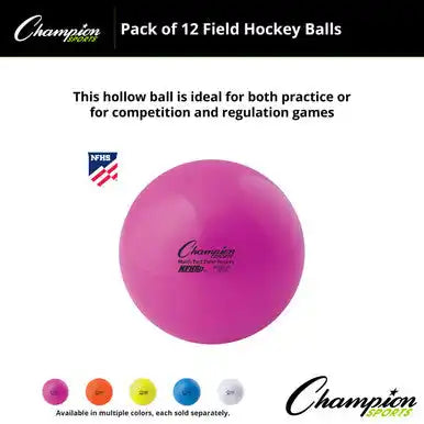 Champion Sports Fhb1 Field Hockey Balls - Doz