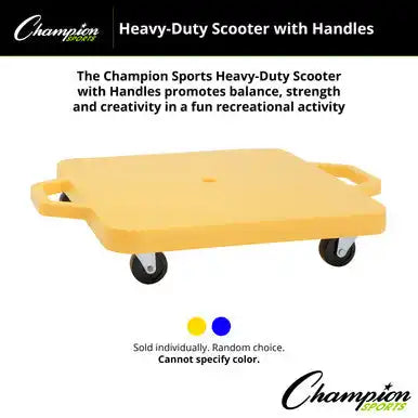 Champion Sports Hds Heavy-duty Scooter with Handle - Set