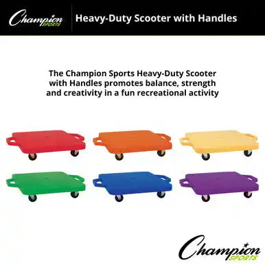 Champion Sports Hds Heavy-duty Scooter with Handle - Set