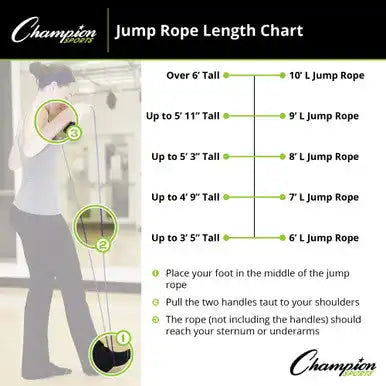 Champion Sports Hr Weighted Jump Rope - Ea