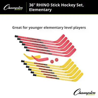 Champion Sports Hsset Rhino Stick Hockey - Set