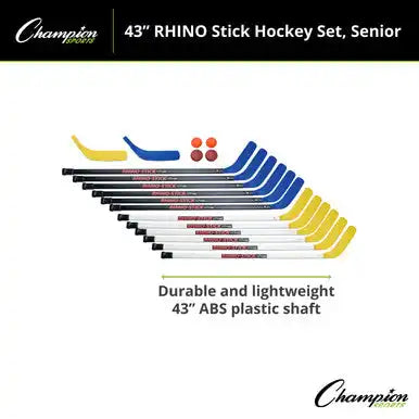 Champion Sports Hsset Rhino Stick Hockey - Set