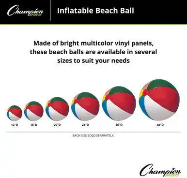 Champion Sports Ib Beach Ball - Ea