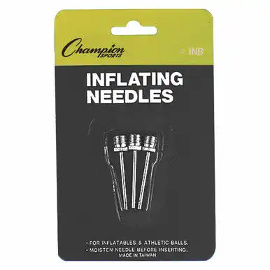 Champion Sports in Inflating Needles - 3 Pk - Retail Pack