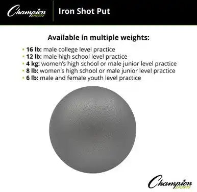 Champion Sports is Iron Shot Put - Ea