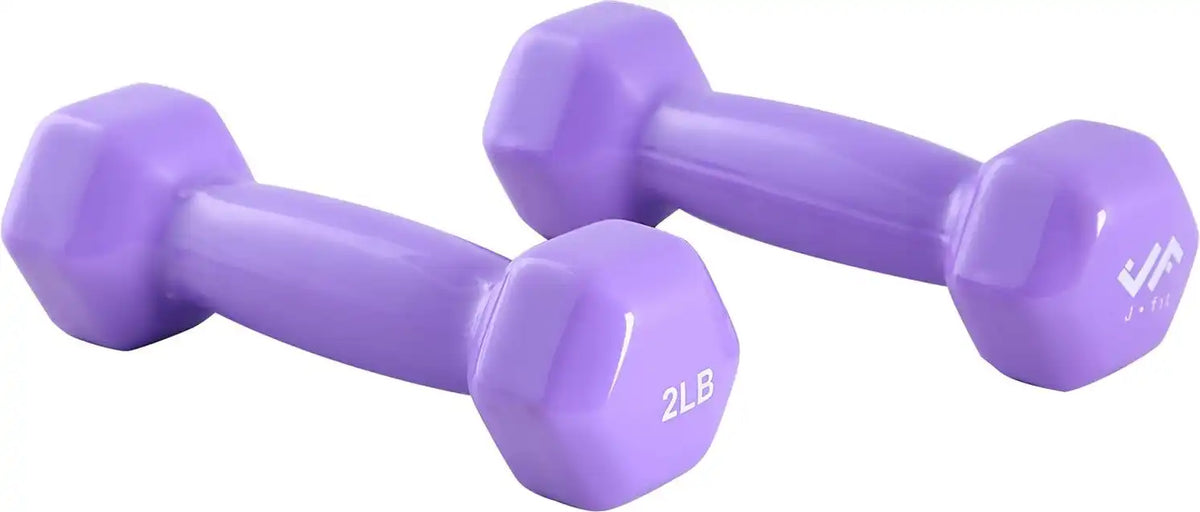 Champion Sports J-dbv Vinyl Dumbbell - Set - 2 Lb Pair
