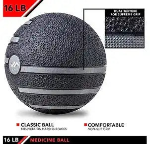 Champion Sports J-mbdt Medicine Ball with Dual Texture - Ea