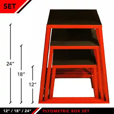 Champion Sports J-pbox Plyo (plyometric) Box (12’’) - Ea - 12’’