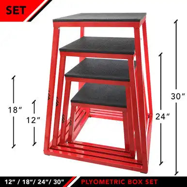 Champion Sports J-pbox Plyo (plyometric) Large - Set - Box