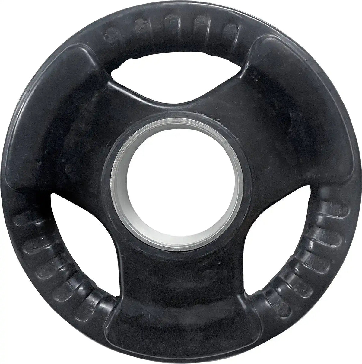 Champion Sports J-rbp Rubber Bumper Plate (3-spoke Design) - Ea - 10 Lb