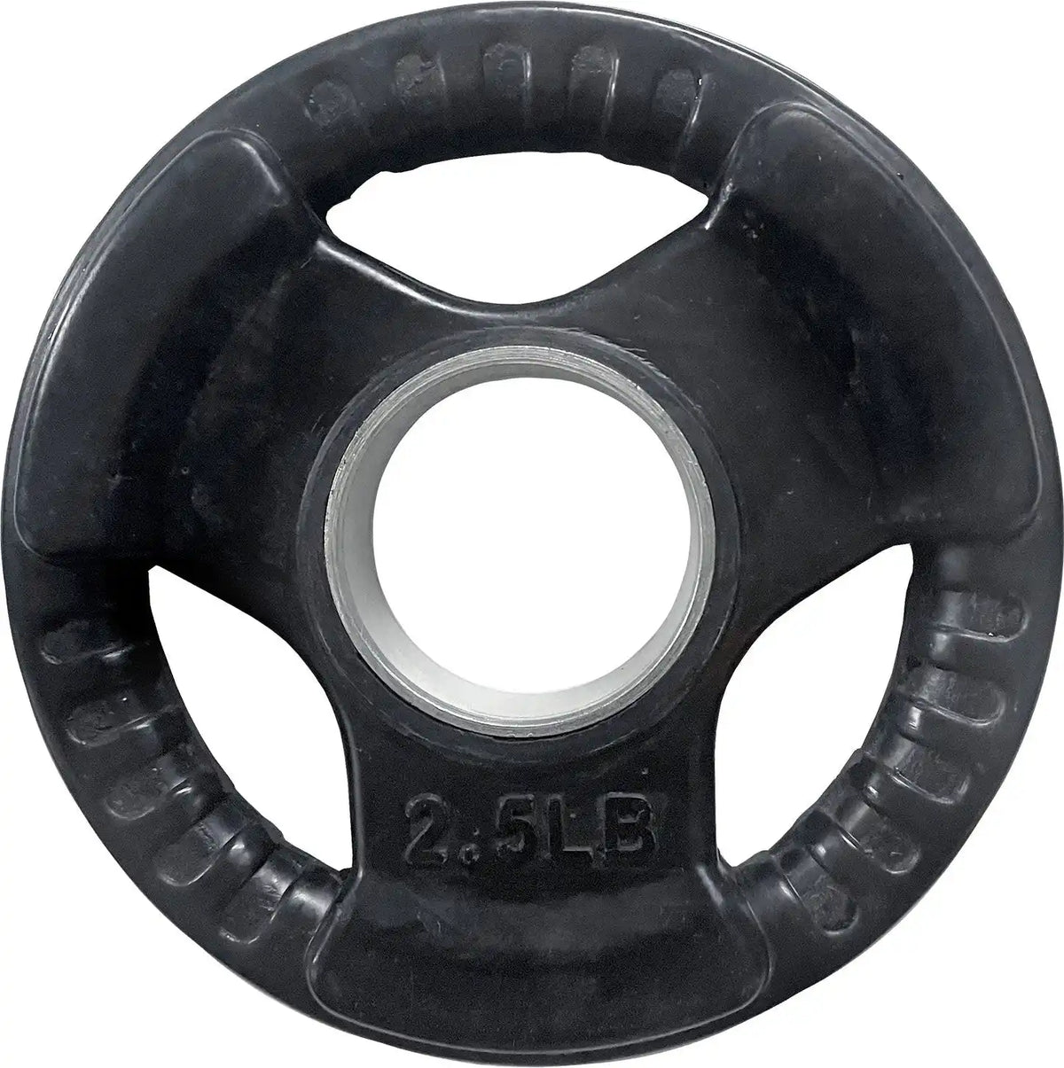 Champion Sports J-rbp Rubber Bumper Plate (3-spoke Design) - Ea - 2.5 Lb