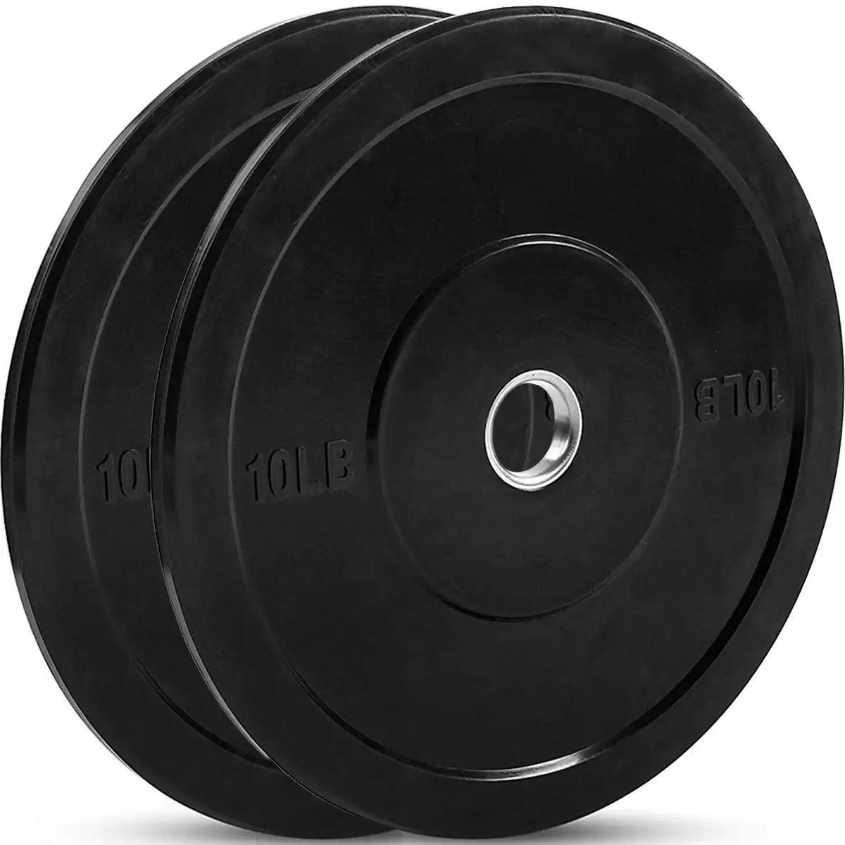 Champion Sports J-rbp Rubber Bumper Plate - Pr - 10 Lb Pair
