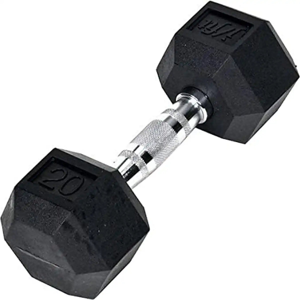 Champion Sports J-rhdb Rubber Hex Dumbbell - Ea - 20 Lb