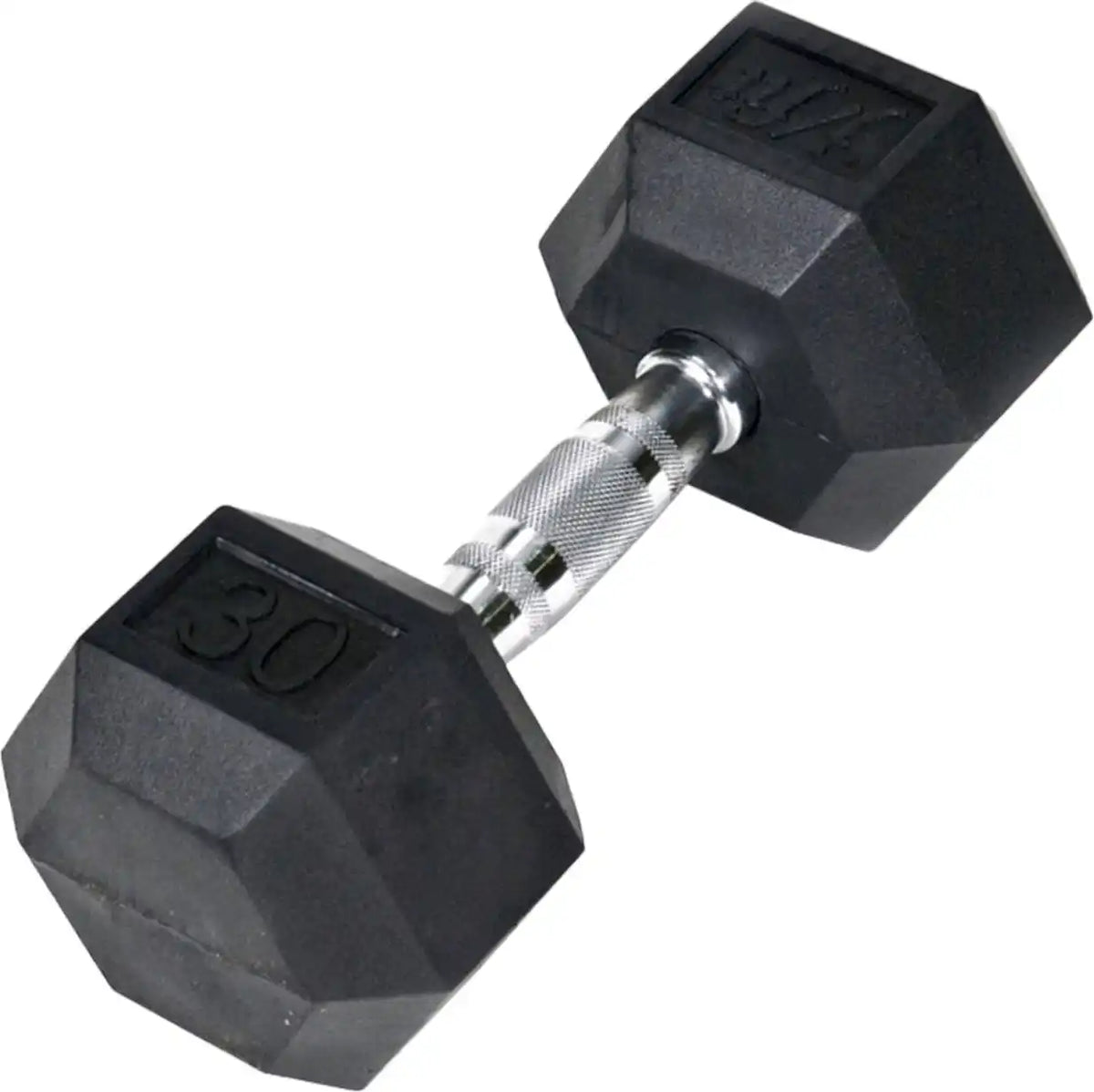 Champion Sports J-rhdb Rubber Hex Dumbbell - Ea - 30 Lb