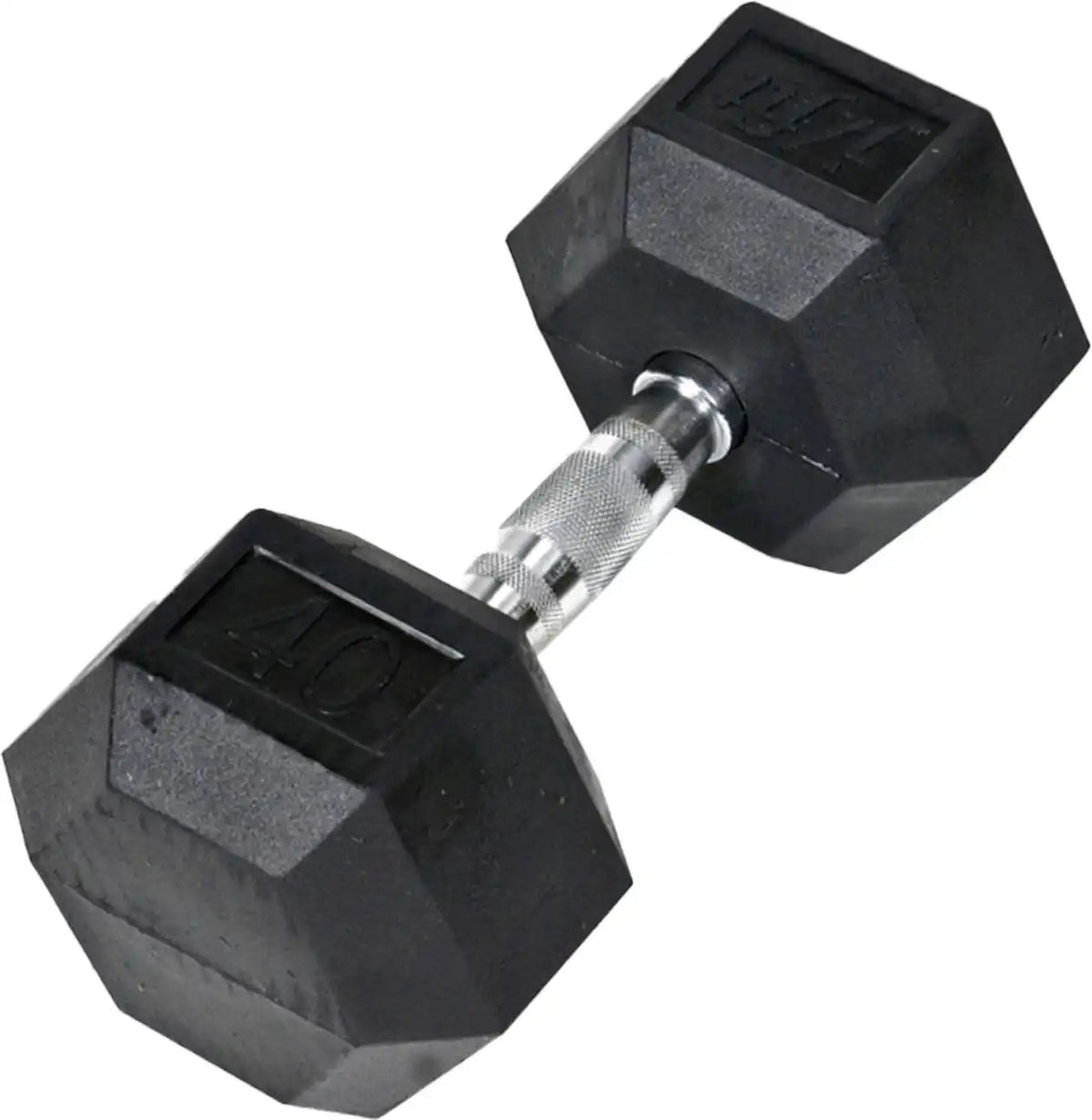 Champion Sports J-rhdb Rubber Hex Dumbbell - Ea - 40 Lb
