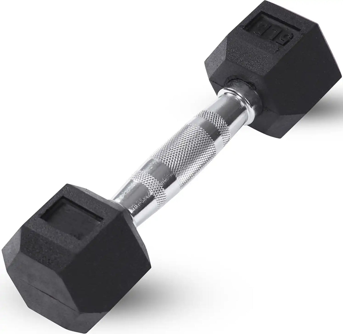 Champion Sports J-rhdb Rubber Hex Dumbbell - Ea - 5 Lb