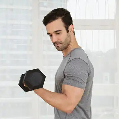 Champion Sports J-rhdb Rubber Hex Dumbbell - Ea