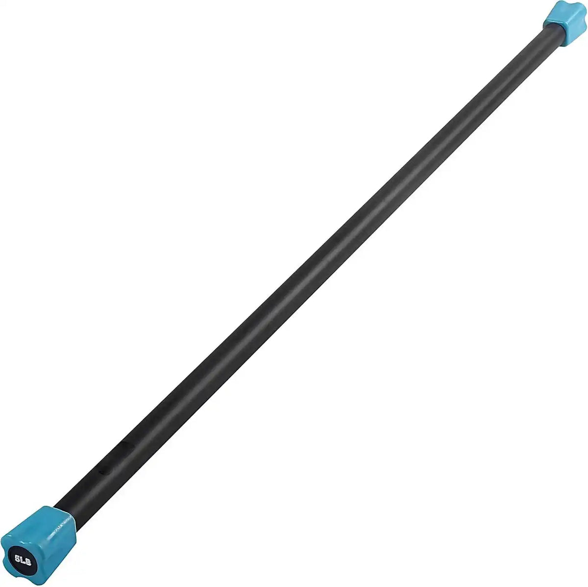 Champion Sports J-rpwb Workout Bar with Rubber Padding - Ea - 5 Lb