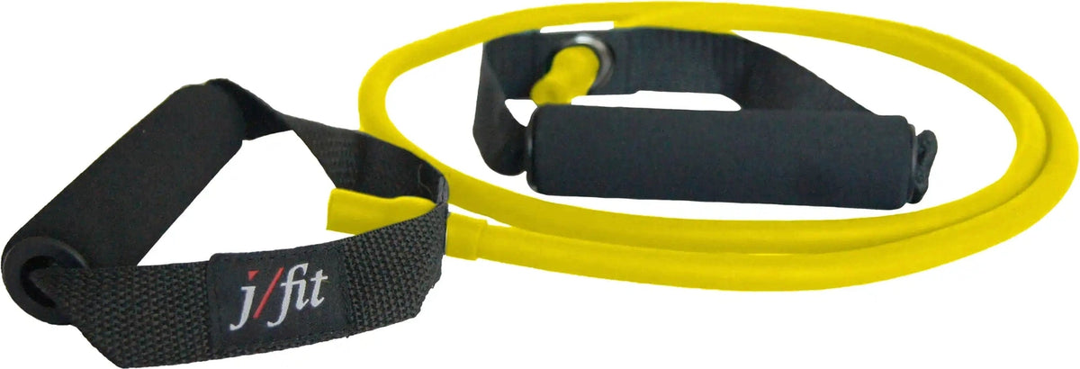 Champion Sports J-tfh Resistance Tubing with Fixed Handles - Ea - Light, 6 Lb