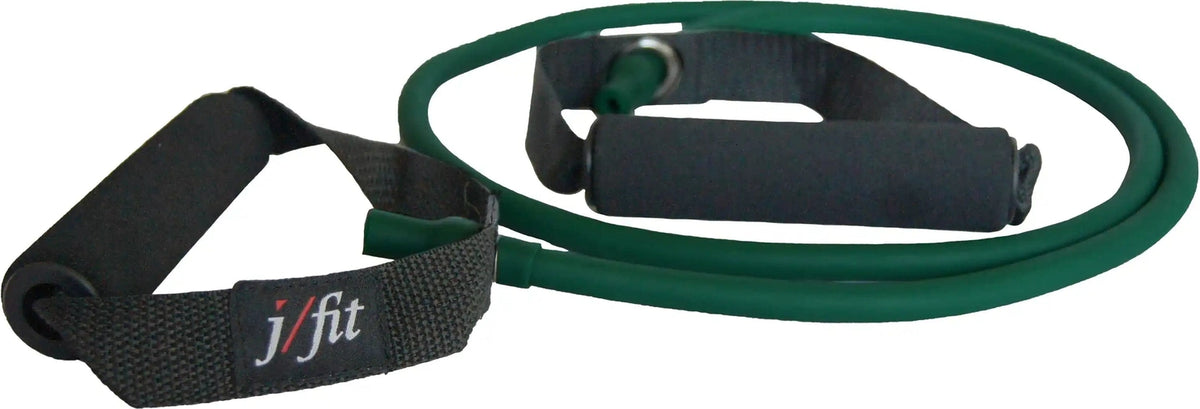 Champion Sports J-tfh Resistance Tubing with Fixed Handles - Ea - Medium, 8.5 Lb