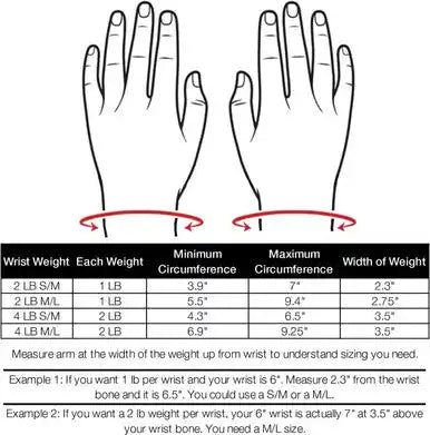 Champion Sports J-ww Adjustable Wrist/ankle Weights - Pr