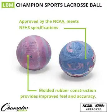 Champion Sports Lb Lacrosse Balls - Doz