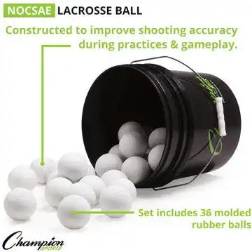 Champion Sports Lbbucket Lacrosse Ball Bucket - Ea