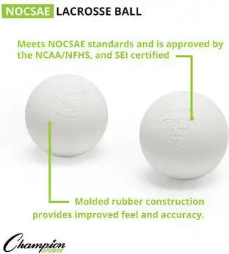 Champion Sports Lbset Lacrosse Ball - Set