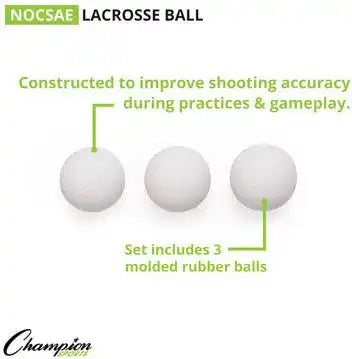 Champion Sports Lbset Lacrosse Ball - Set
