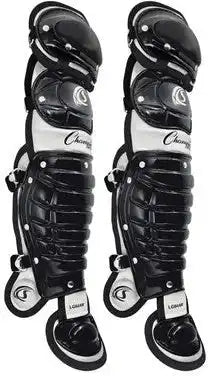 Champion Sports Lgawbk Double Knee Baseball Shin Guards with Wings - Pr