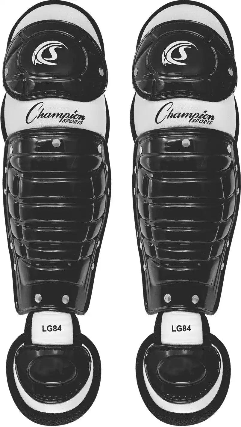 Champion Sports Lgbk Single Knee Baseball Shin Guards - Pr - 11’’ L, Ages 7-9
