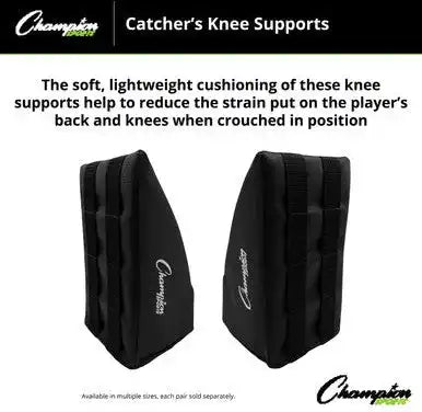 Champion Sports Lgks Catcher’s Knee Supports - Pr