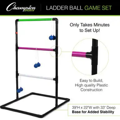 Champion Sports Lgst Ladder Ball Game - Ea - Gray Frame