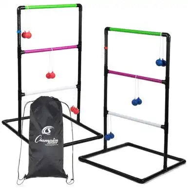 Champion Sports Lgst Ladder Ball Game - Set - Black Frame