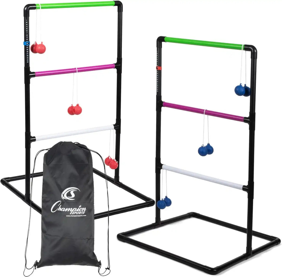 Champion Sports Lgst Ladder Ball Game - Set - Black Frame