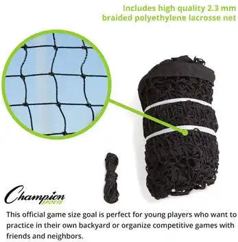 Champion Sports Lngl Backyard Lacrosse Goal and Net - Ea