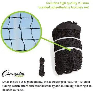 Champion Sports Lngl Backyard Lacrosse Goal and Net - Ea