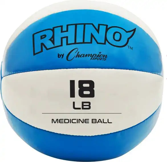 Champion Sports Mb Rhino Leather Medicine Ball - Ea - 18 Lb