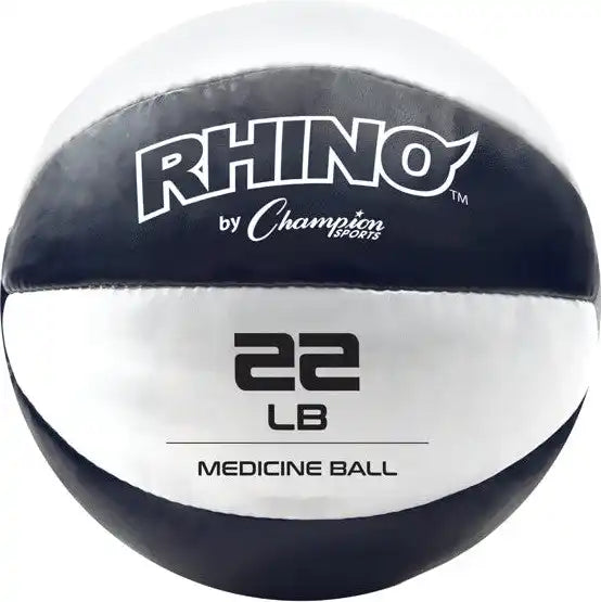 Champion Sports Mb Rhino Leather Medicine Ball - Ea - 22 Lb